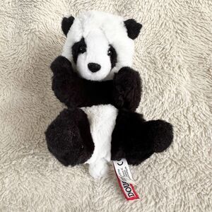Douglas Cuddle Toys Panda Lil Handful 6" Bear Black White Stuffed Animal